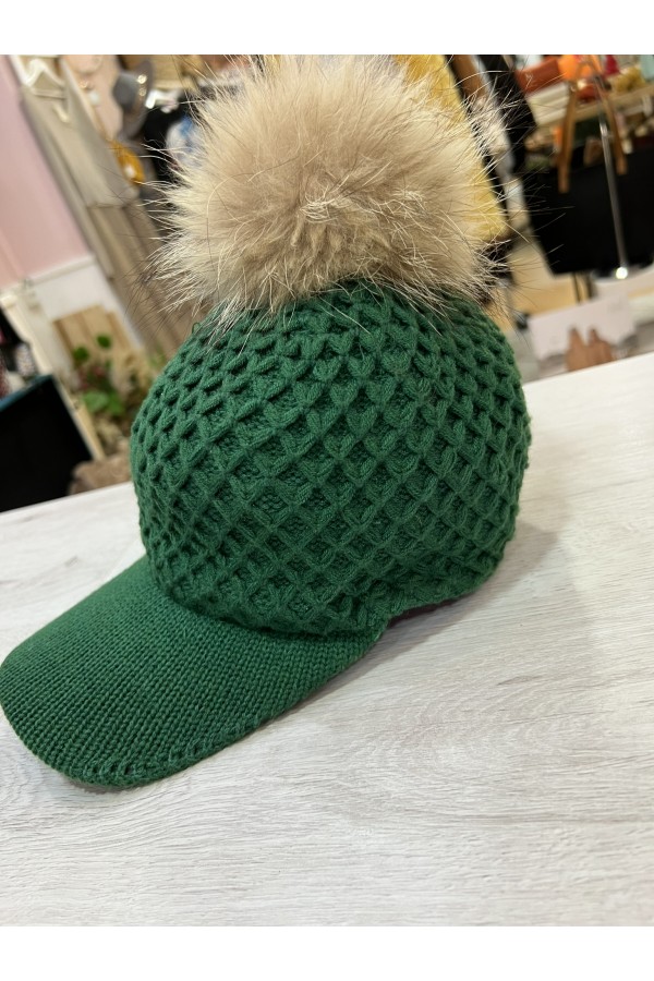 Gorra Trenza. Inicio. Color: negro, gris claro, marfil, azul klein, verde;