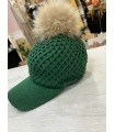 Gorra Trenza. Inicio. Color: negro, gris claro, marfil, azul klein, verde;