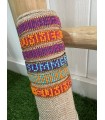 Pulseras Summer. Bisuteria. Color: fucsia, morado, azul cielo, naranja |