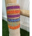 Pulseras Summer. Bisuteria. Color: fucsia, morado, azul cielo, naranja |