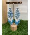 Pendientes Portugal Azul. Bisuteria.  | Bambalinas Closet