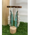Pendientes Maldivas Turquesa. Bisuteria.  | Bambalinas Closet