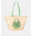 Capazo Baleares Grande Verde. Bolsos.  | Bambalinas Closet