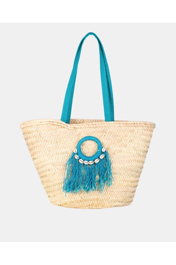 Capazo Baleares Grande Turquesa. Bolsos.  | Bambalinas Closet