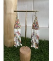 Pendientes Guatemala Blanco. Bisuteria.  | Bambalinas Closet