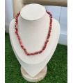 Gargantilla Corales. Bisuteria. Color: blanco, turquesa, azul marino, rojo |