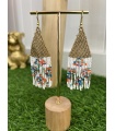 Pendientes Costa Rica Dorados. NOVEDADES.  | Bambalinas Closet