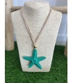 Collar Coral De Mar Verde. Bisuteria.  | Bambalinas Closet