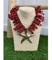 Collar Alga Roja. Bisuteria.  | Bambalinas Closet