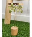 Pendiente Narciso Verde. Bisuteria.  | Bambalinas Closet