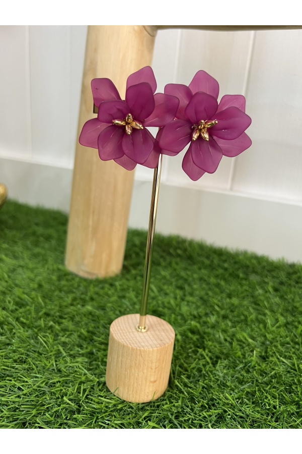 Pendientes Atenas Buganvilla. Bisuteria.  | Bambalinas Closet