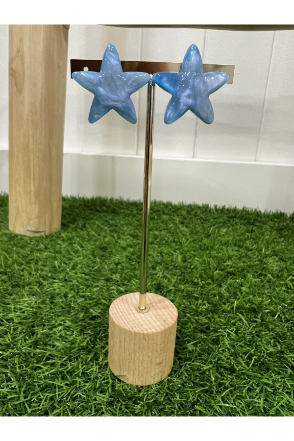 Estrella Nacar Azul. Bisuteria.  | Bambalinas Closet