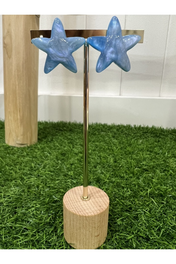 Estrella Nacar Azul. Bisuteria.  | Bambalinas Closet