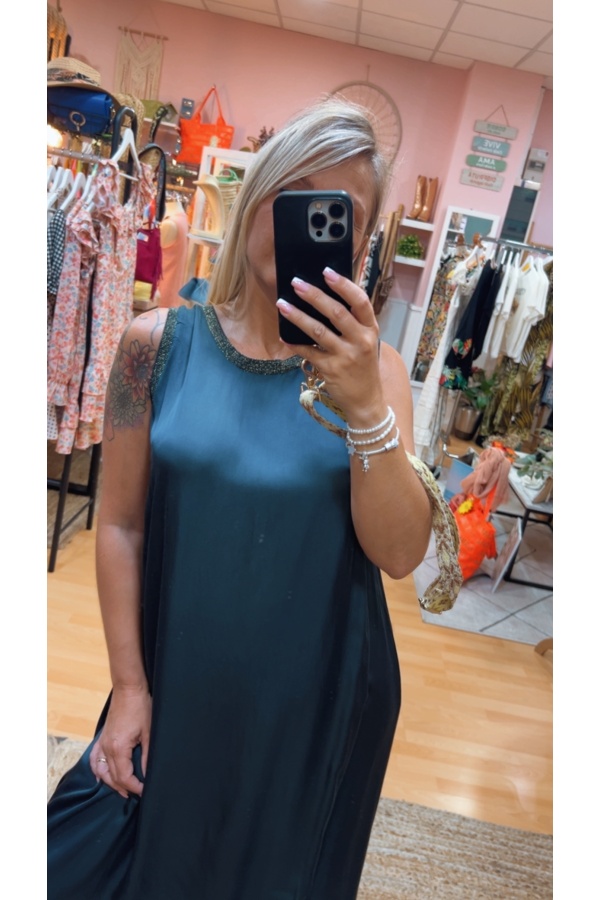 Vestido Lurex. NOVEDADES. Color: verde mint, azul cielo, azul marino, negro |