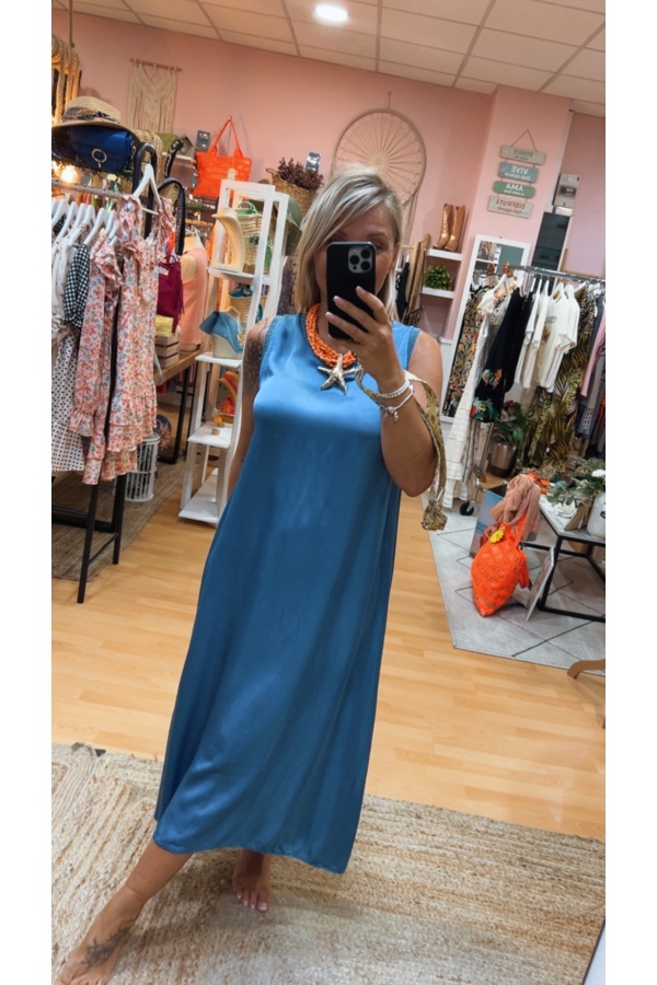 Vestido Lurex. NOVEDADES. Color: verde mint, azul cielo, azul marino, negro |