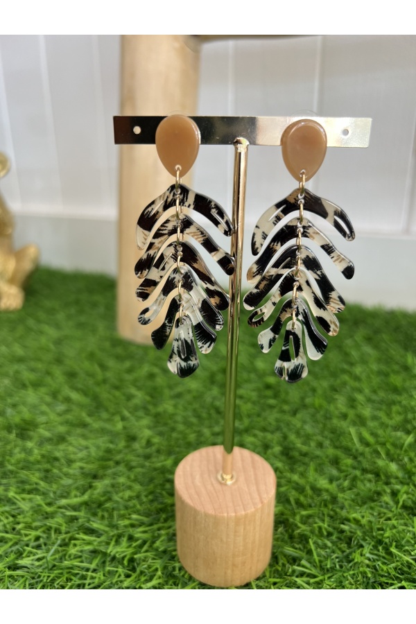 Pendientes Shangai Negro. Bisuteria.  | Bambalinas Closet