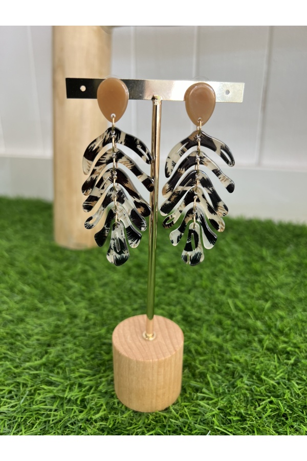 Pendientes Shangai Negro. Bisuteria.  | Bambalinas Closet