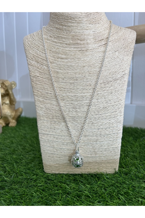 LLamador de Angeles Verde. Bisuteria.  | Bambalinas Closet