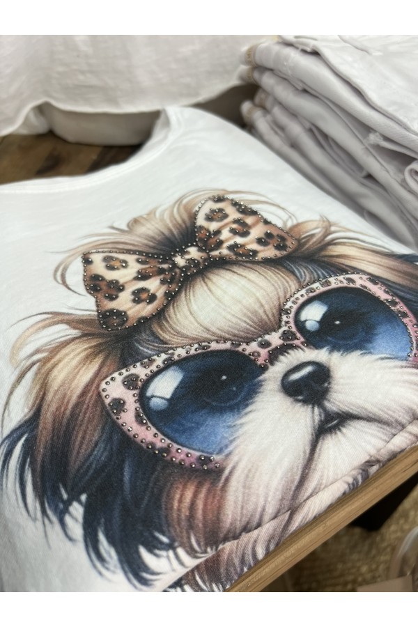 Camiseta Perrito. Camisetas.  | Bambalinas Closet