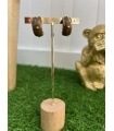 Pendientes Viena Cafe. Bisuteria.  | Bambalinas Closet