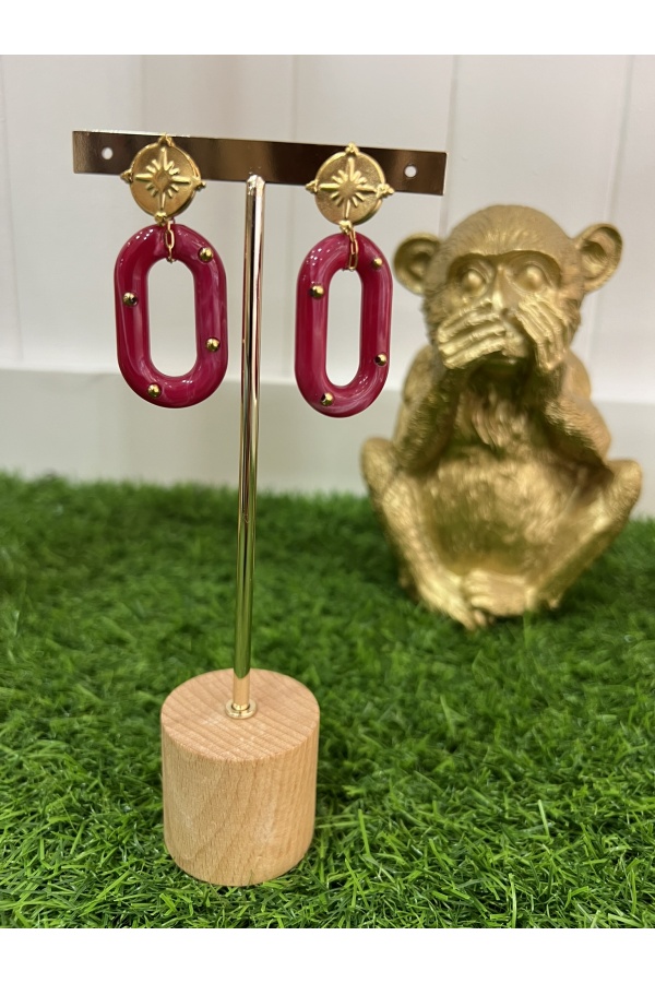 Pendientes Mara Verdes. Bisuteria.  | Bambalinas Closet