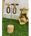 Pendientes Mara Cafe. Bisuteria.  | Bambalinas Closet