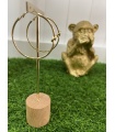 Pendientes Aro Nudo Dorado. Bisuteria.  | Bambalinas Closet