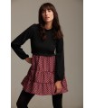 Vestido Astrid Topo Grana. Inicio.  | Bambalinas Closet