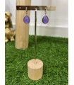 Pendiente Bolonia Lila. Bisuteria.  | Bambalinas Closet