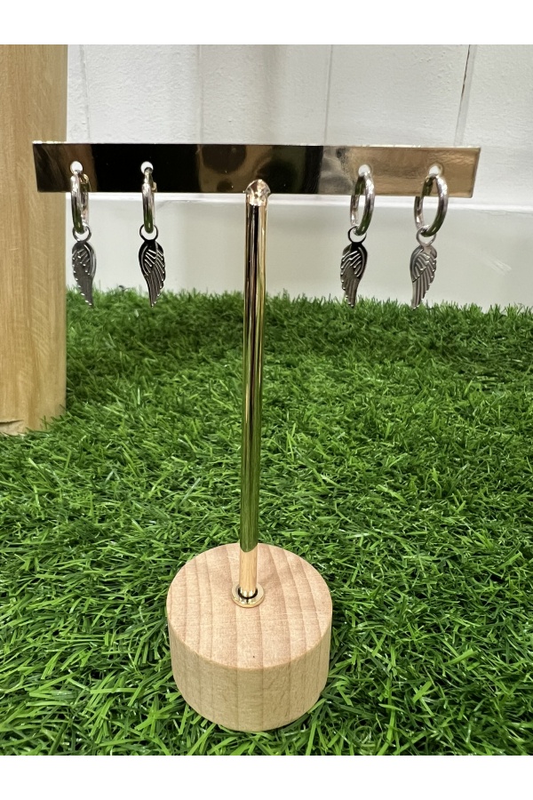 Pendiente Vuela Alto Plata. Bisuteria.  | Bambalinas Closet