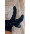 Bota Mosquetera Negra. Botas Altas. Tallas: 36, 37, 38, 39, 40, 41 | Bambalinas