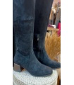 Bota Mosquetera Negra. Botas Altas. Tallas: 36, 37, 38, 39, 40, 41 | Bambalinas