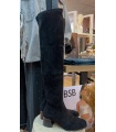 Bota Mosquetera Negra. Botas Altas. Tallas: 36, 37, 38, 39, 40, 41 | Bambalinas