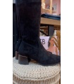 Bota Mosquetera Negra. Botas Altas. Tallas: 36, 37, 38, 39, 40, 41 | Bambalinas