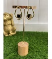 Pendientes Geometric Animal Print. Bisuteria.  | Bambalinas Closet