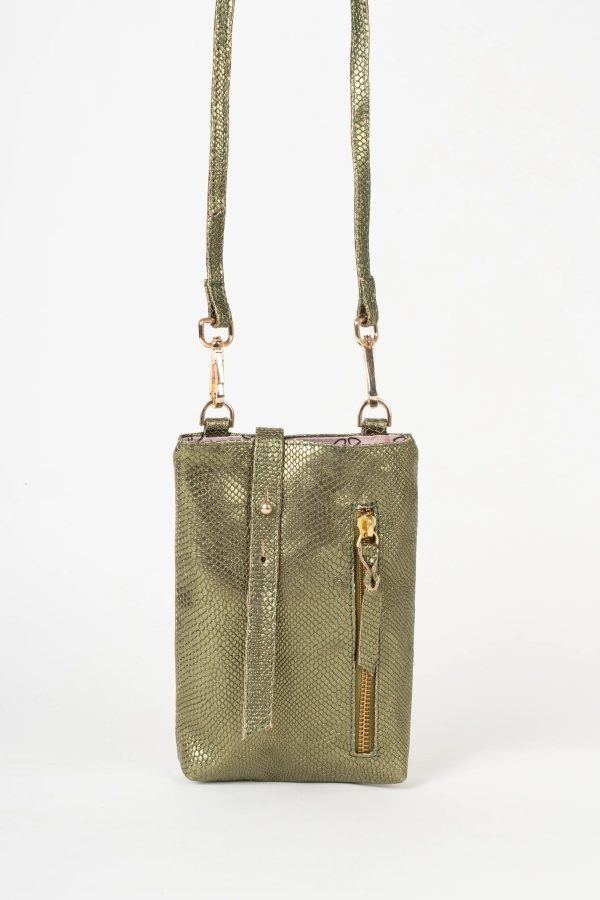 Bandolera Lisboa Verde. Inicio.  | Bambalinas Closet