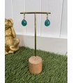 Pendientes Bolonia Verde. Bisuteria.  | Bambalinas Closet
