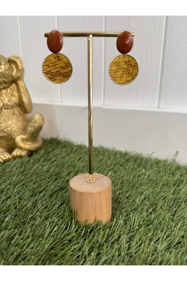 Pendientes Ambar. Bisuteria.  | Bambalinas Closet