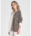 Sueter Animal Print Crudo. Sueters / Jersey. Tallas: s/m, xs/s | Bambalinas Closet
