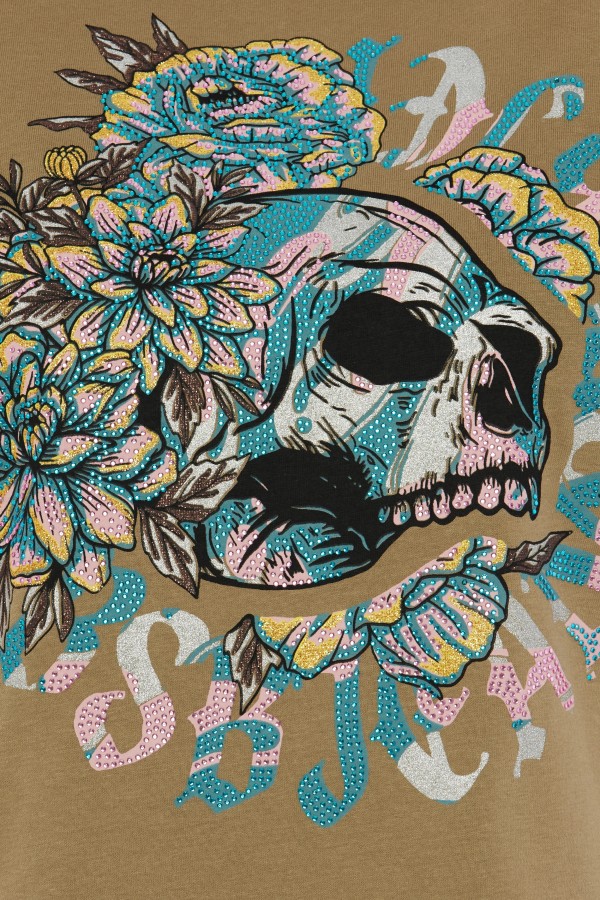 Camiseta Calavera Militar. Camisetas / Camisas BSB. Tallas: s, m, l, xs |