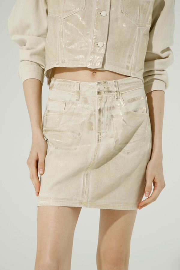 Falda Denim Alya. Faldas Basic. Tallas: m, l, s | Bambalinas Closet