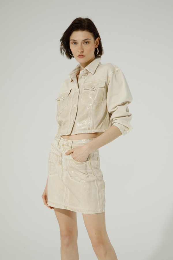 Falda Denim Alya. Faldas Basic. Tallas: m, l, s | Bambalinas Closet