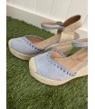 Cuñas Malaga Celeste. Cuñas. Tallas: 36, 37, 38, 39, 40, 41 | Bambalinas Closet