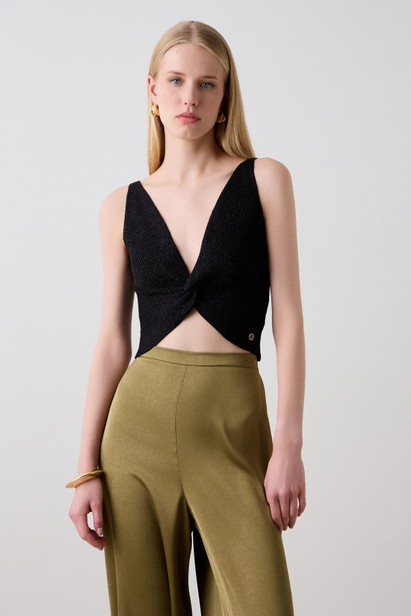 Top Nudo Negro. Camisetas / Camisas BSB. Tallas: s, m, l, xs | Bambalinas Closet