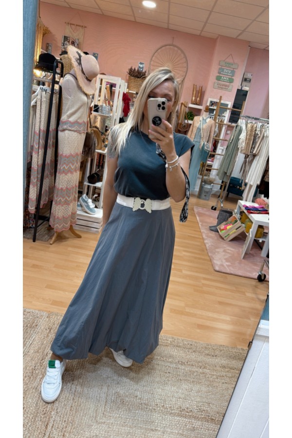 Falda Globo Larga. Faldas BSB. Tallas: s, m, l, xs | Bambalinas Closet