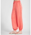 Pantalon Cuba. Pantalones / Shorts. Color: azul klein, coral, amarillo pastel;