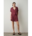Camisa Creta. Camisetas / Camisas BSB. Color: granate; Tallas: m, s | Bambalinas