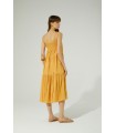 Vestido Galapagos. Vestidos. Color: blanco, mostaza; Tallas: s, m | Bambalinas