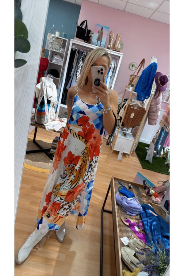 Vestido Tigre. Vestidos BSB. Tallas: m, s | Bambalinas Closet