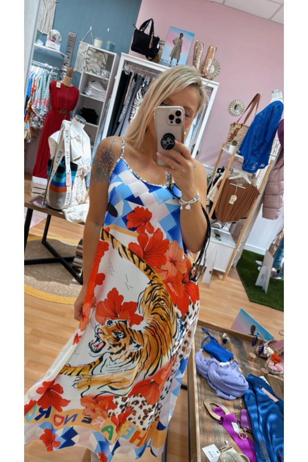 Vestido Tigre. Vestidos BSB. Tallas: m, s | Bambalinas Closet